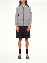 6100061 Organic Cotton Hoodie in Melange Grey