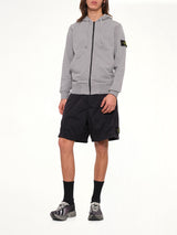 6100061 Organic Cotton Hoodie in Melange Grey