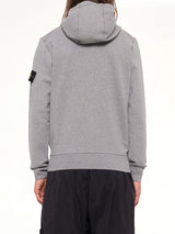 6100061 Organic Cotton Hoodie in Melange Grey