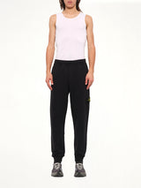 6200012 Brushed Cotton Sweatpants in Black