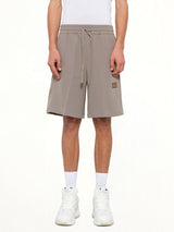 Amiri Patch Cady Track Short in Dark Sand