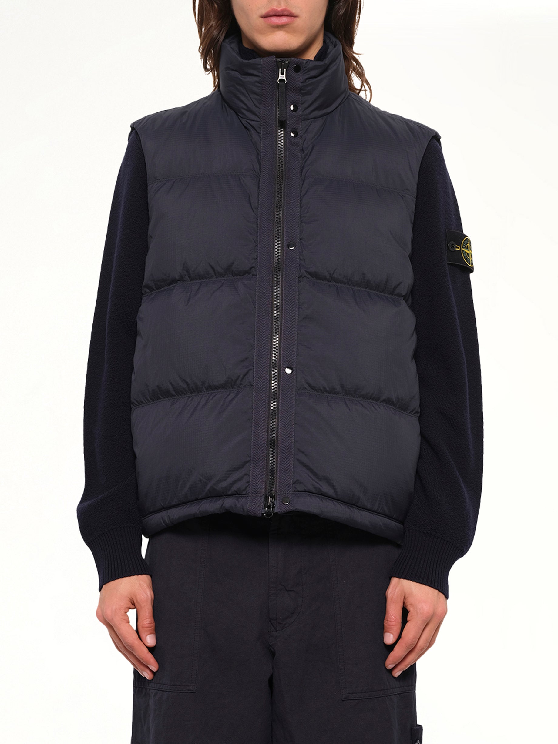 G100004 Matt Ripstop Cordura Vest in Navy Blue