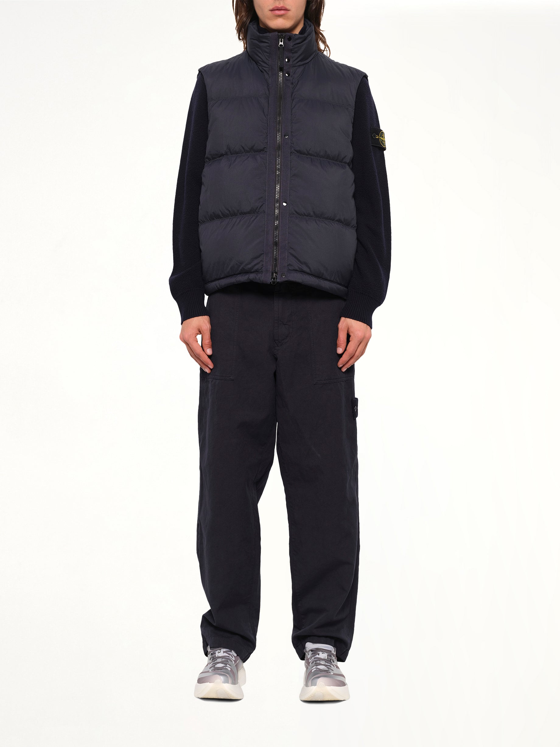 G100004 Matt Ripstop Cordura Vest in Navy Blue