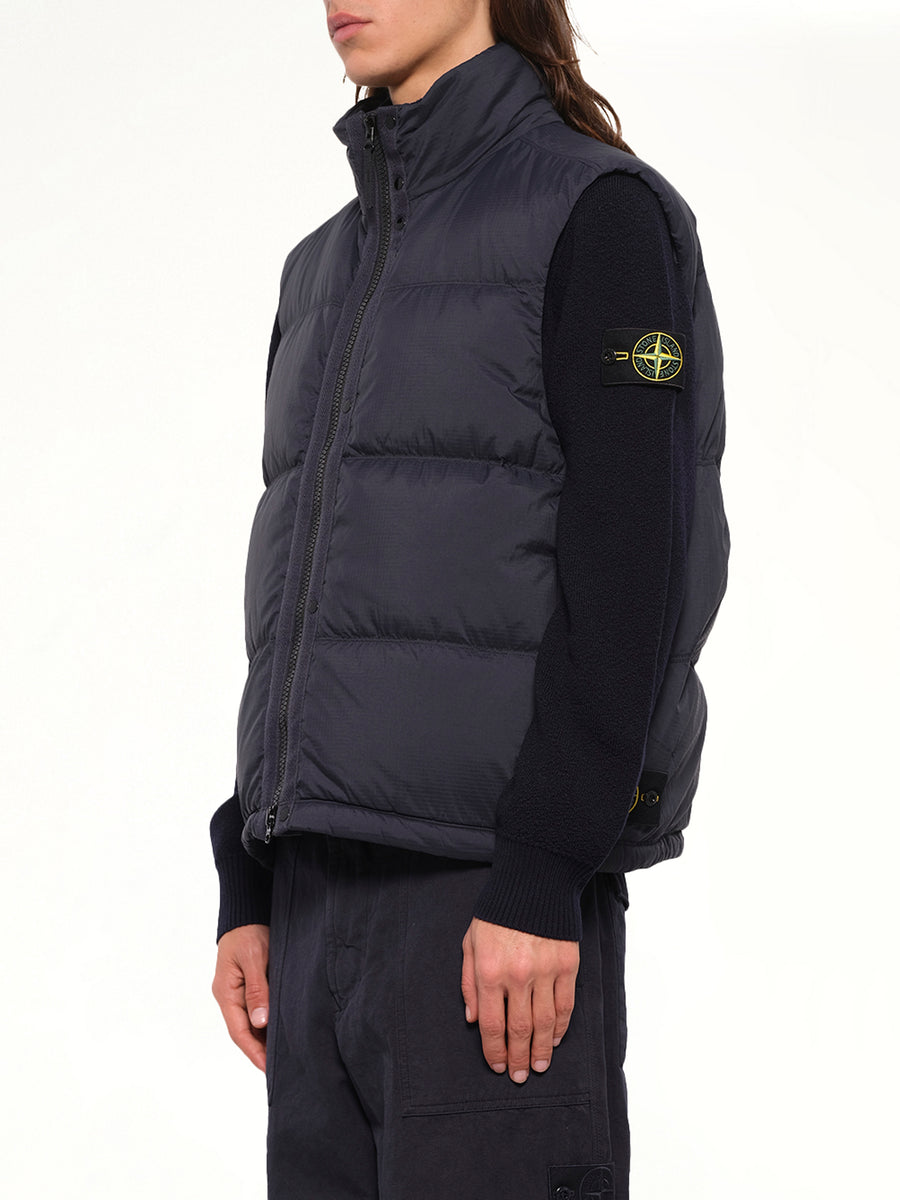 G100004 Matt Ripstop Cordura Vest in Navy Blue