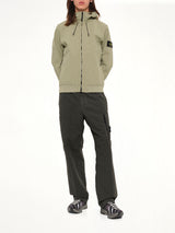 Q100004 Soft Shell Hooded Jacket in Laurel Green