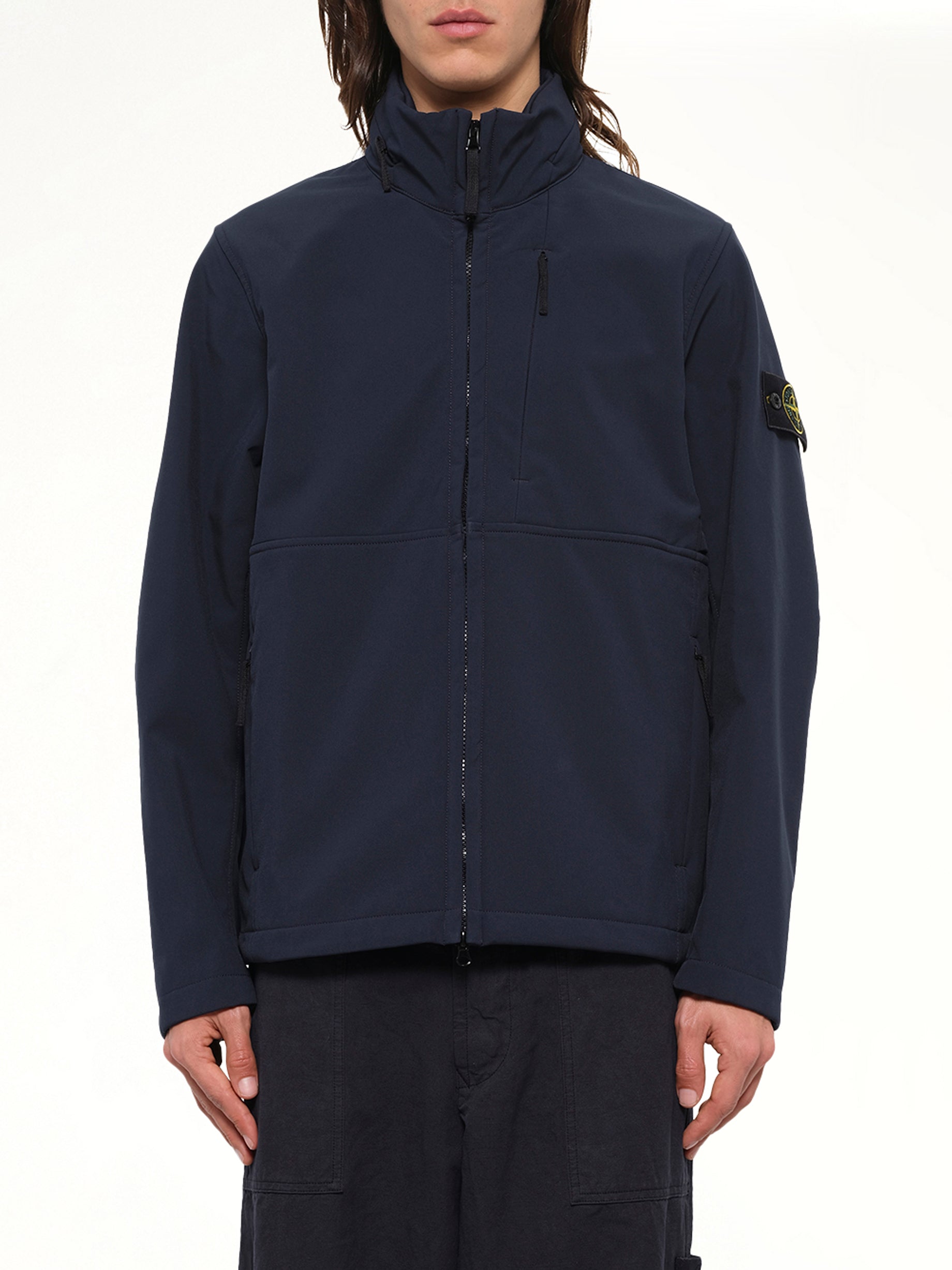 Q100005 Soft Shell Light Jacket in Navy Blue