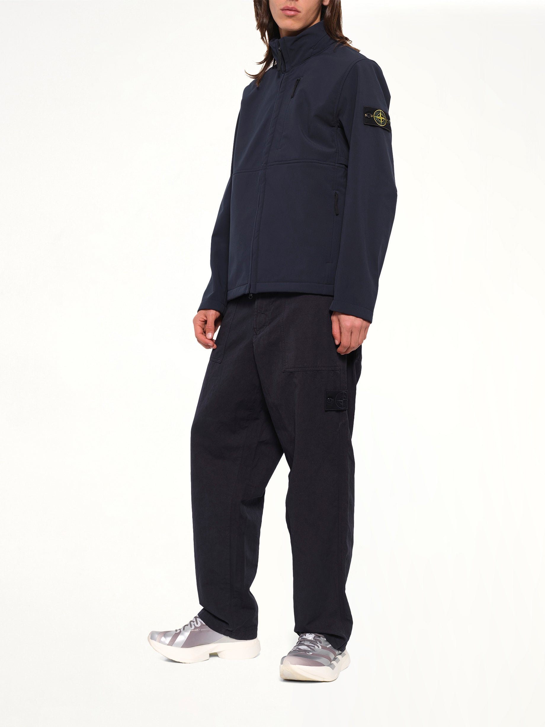 Q100005 Soft Shell Light Jacket in Navy Blue