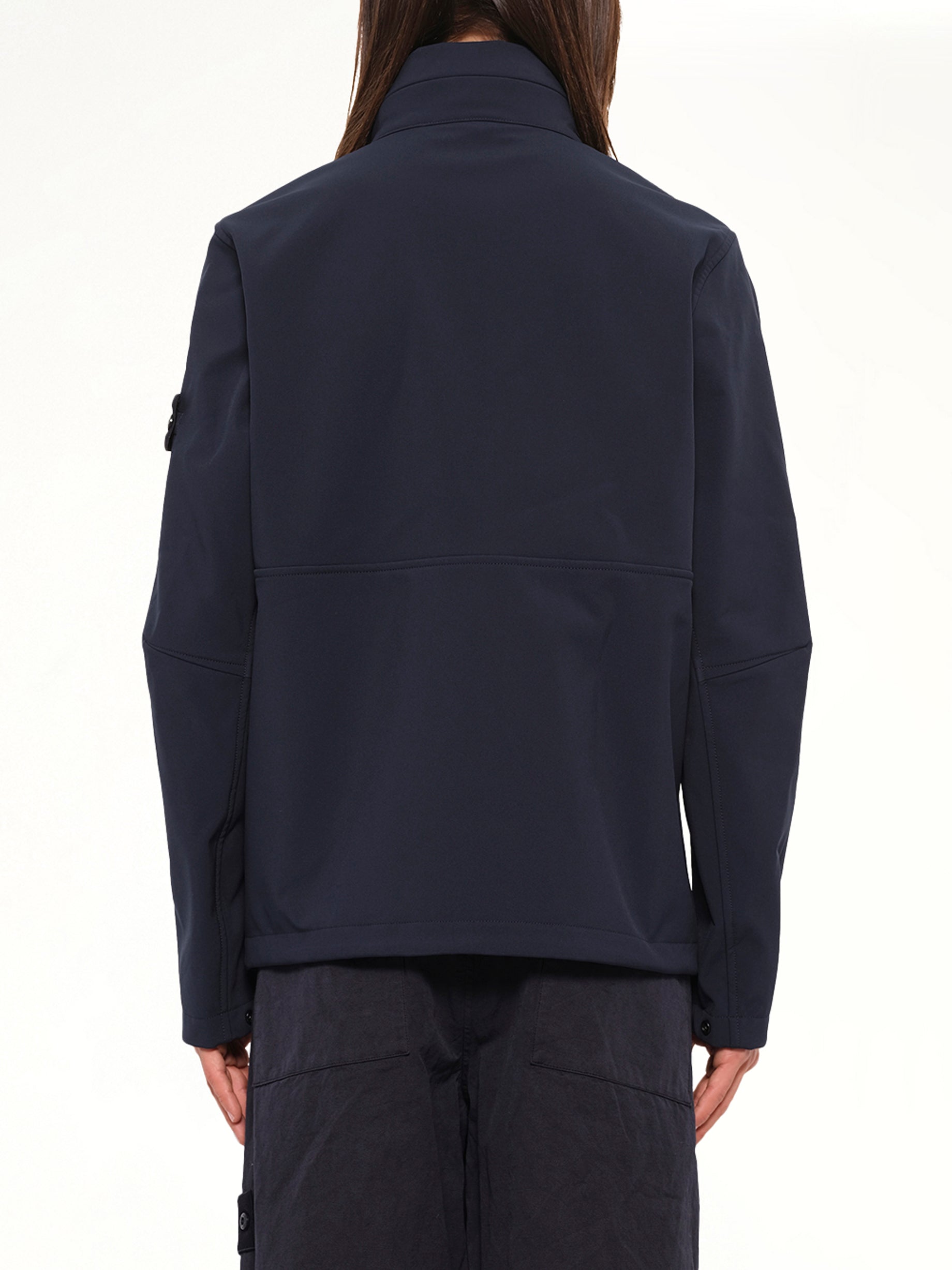Q100005 Soft Shell Light Jacket in Navy Blue