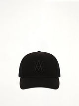 Canvas MA Trucker Hat in Black