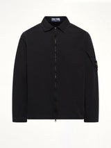 1200022 Cotton Sleeve Pocket Shirt in Black
