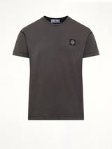 2100027 Cotton Compass T-Shirt in Lead Grey