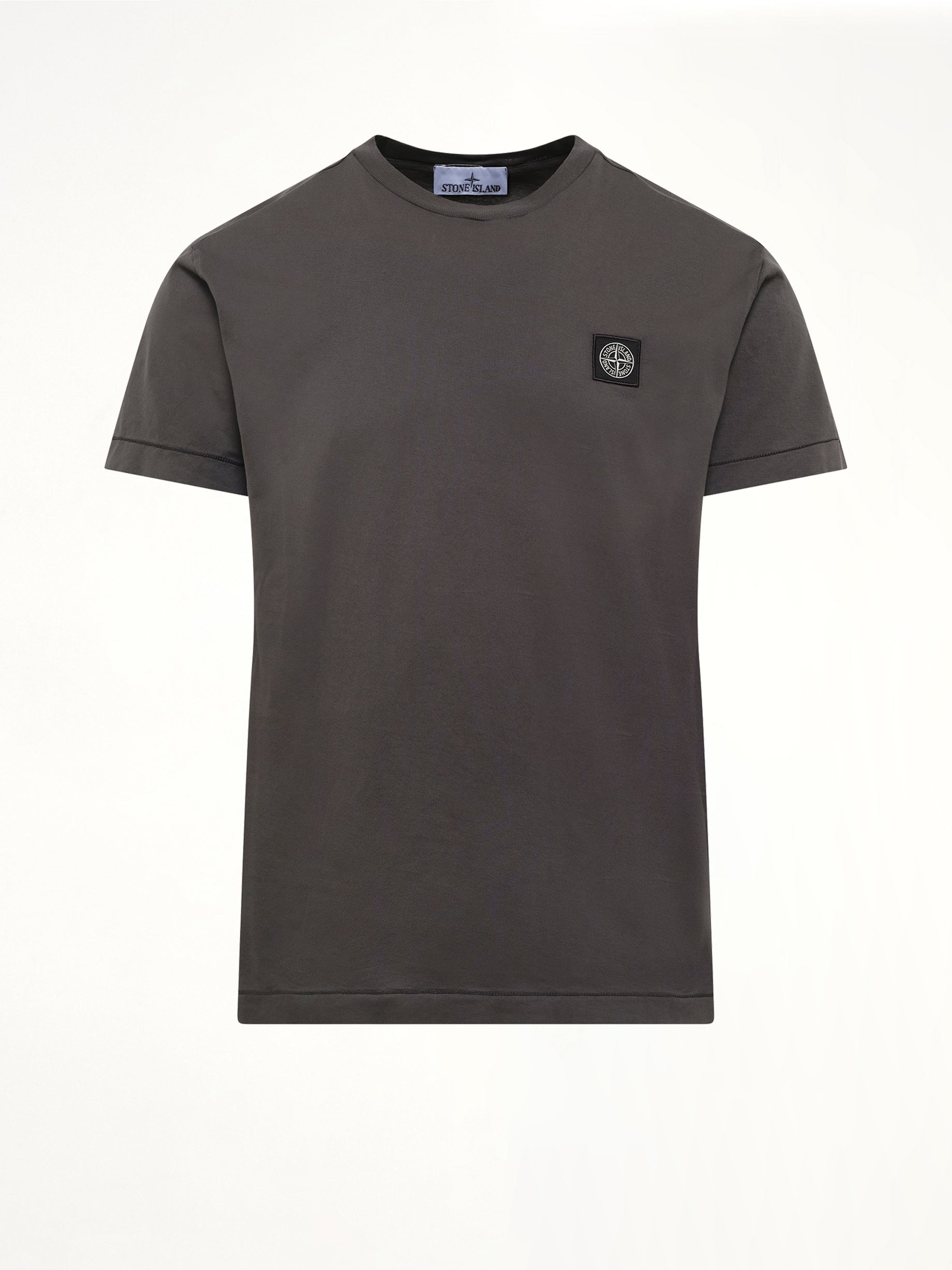 2100027 Cotton Compass T-Shirt in Lead Grey