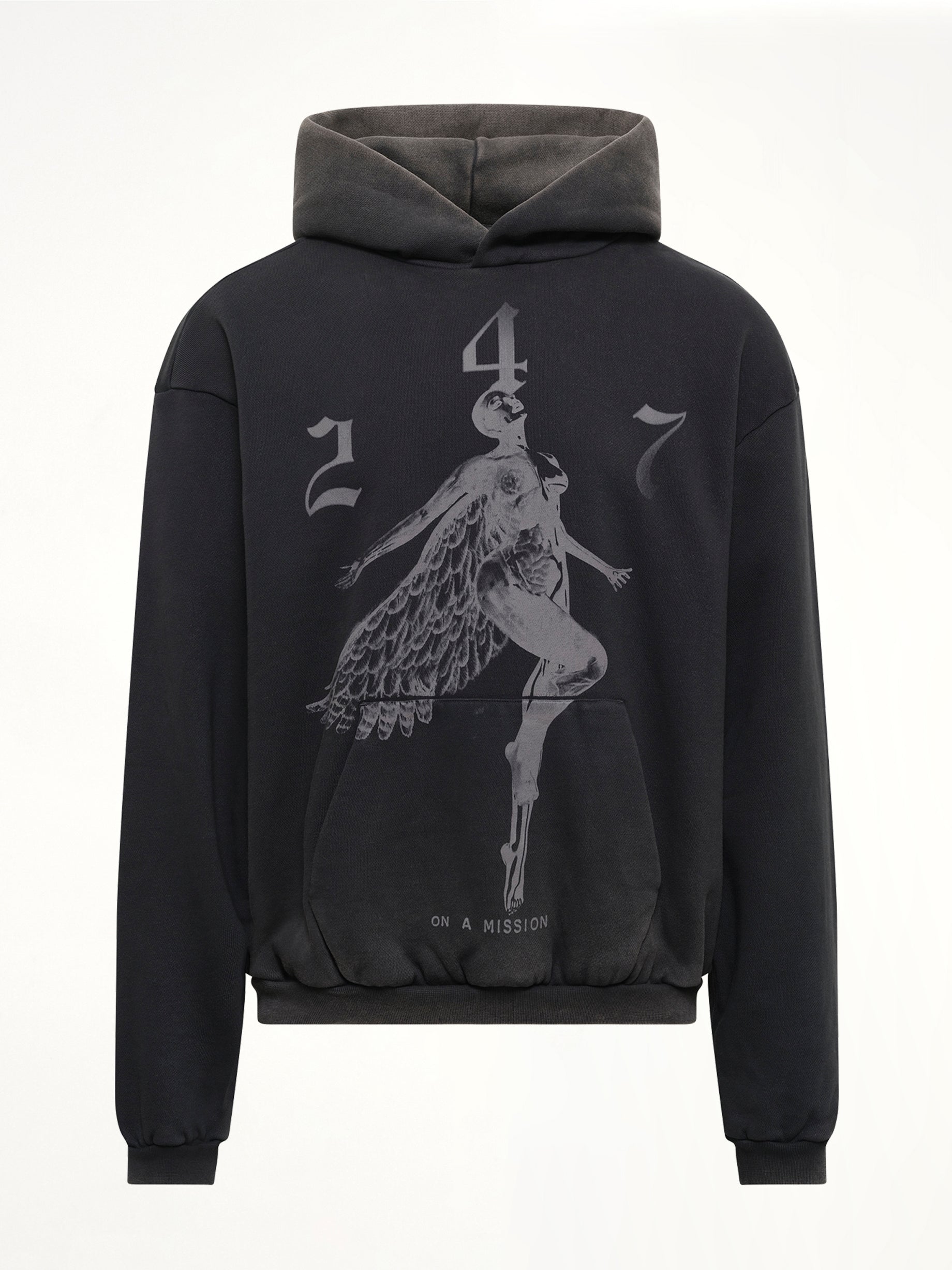 247 Angel Hood in Vintage Black