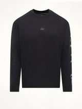 247 Knight LS T-Shirt in Jet Black