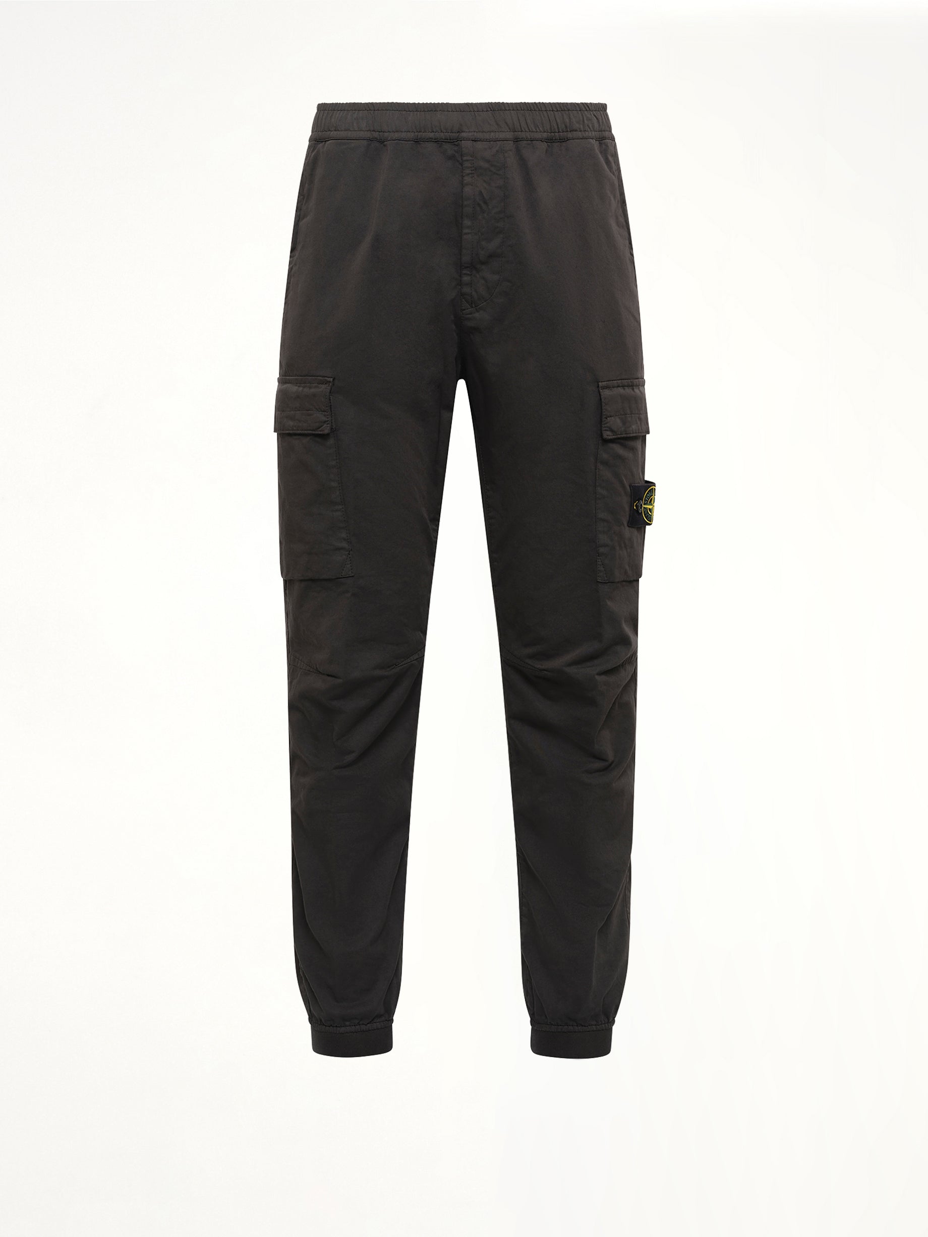 3100033 Cotton Satin Trouser in Lead Grey
