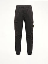 3100033 Cotton Satin Trouser in Lead Grey