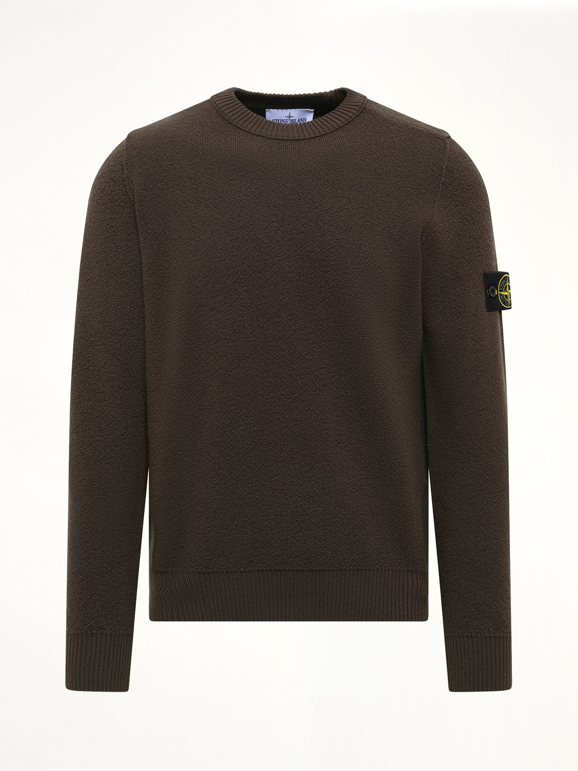 5100011 Light RWS Wool Crewneck Sweater in Coal Grey