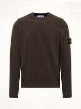 5100011 Light RWS Wool Crewneck Sweater in Coal Grey