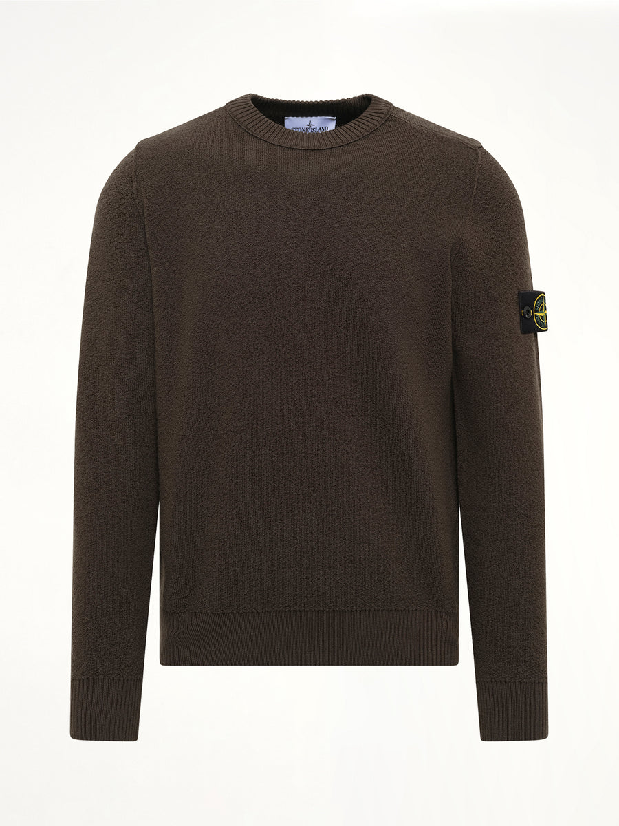 5100011 Light RWS Wool Crewneck Sweater in Coal Grey