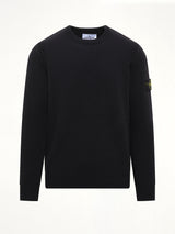 5100072 Lambswool Crewneck Sweater in Black