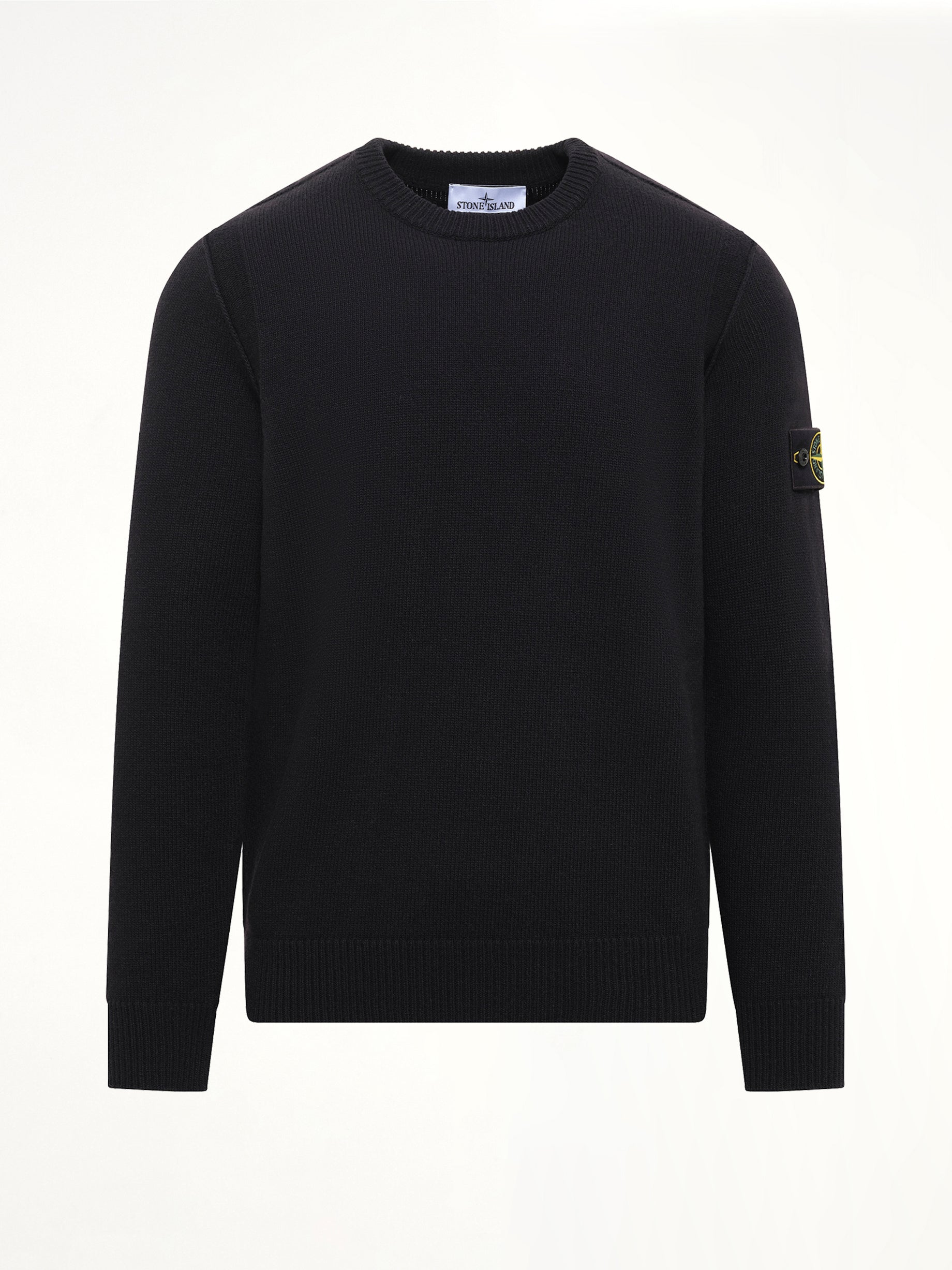 5100072 Lambswool Crewneck Sweater in Black