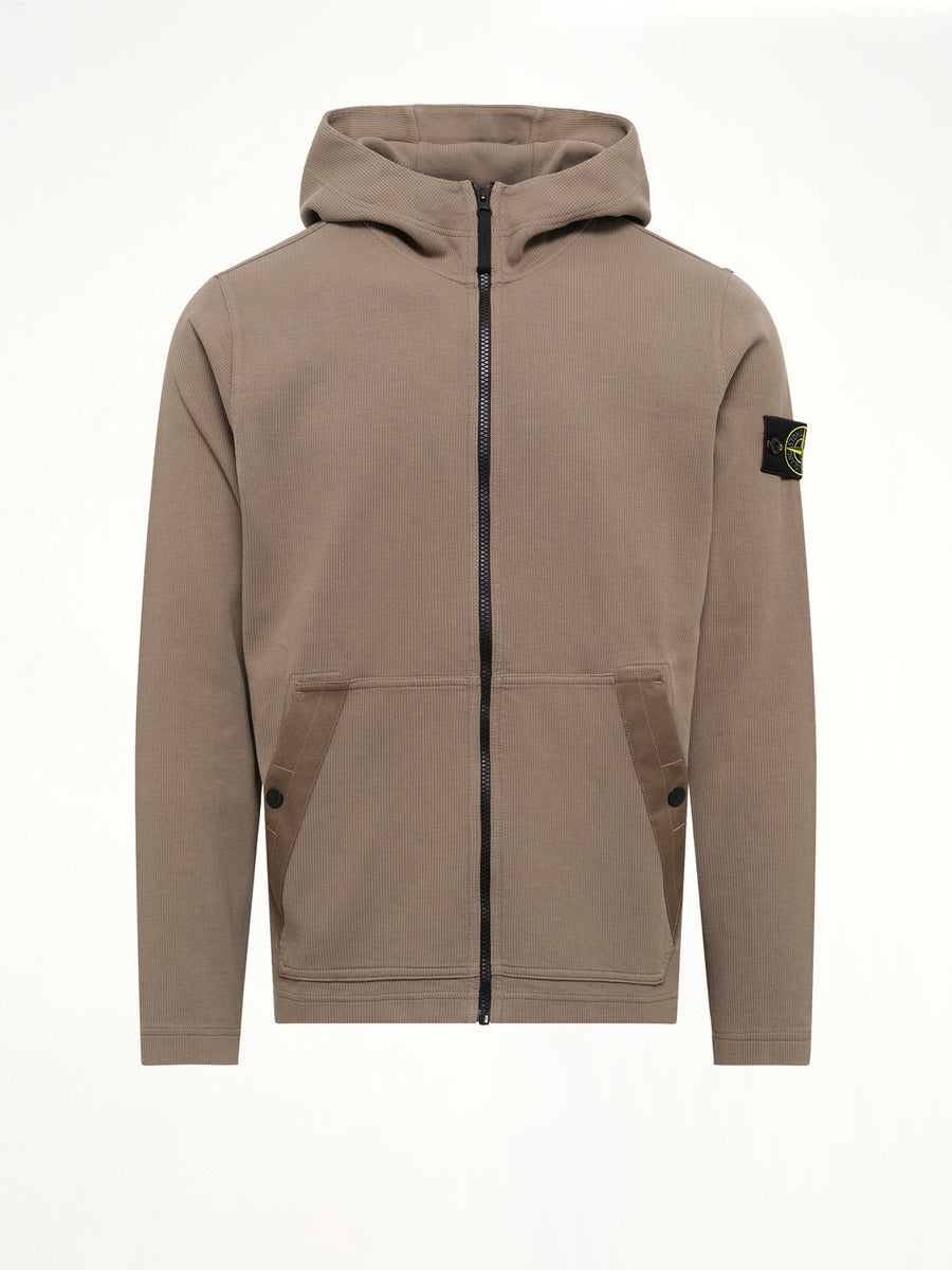 6100020 Organic Cotton Hoodie in Military Green