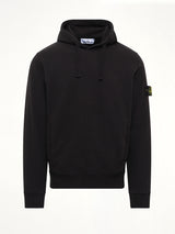 6100048 Brushed Cotton Hoodie in Black