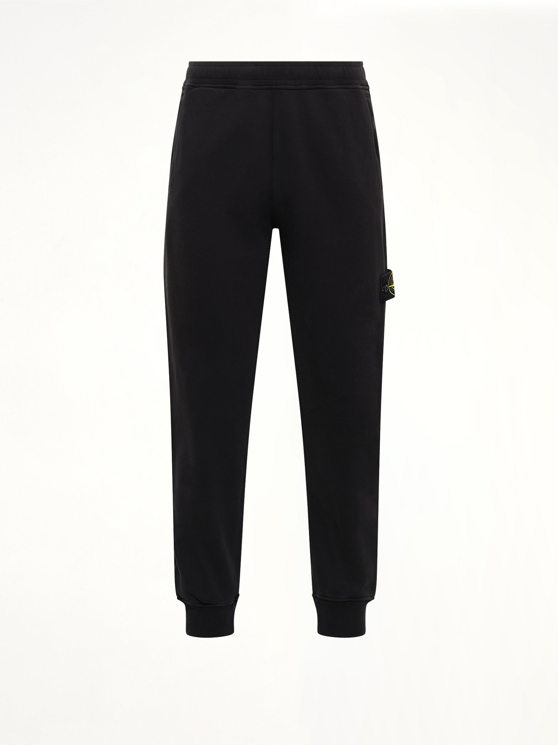 6200012 Brushed Cotton Sweatpants in Black
