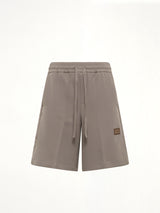 Amiri Patch Cady Track Short in Dark Sand