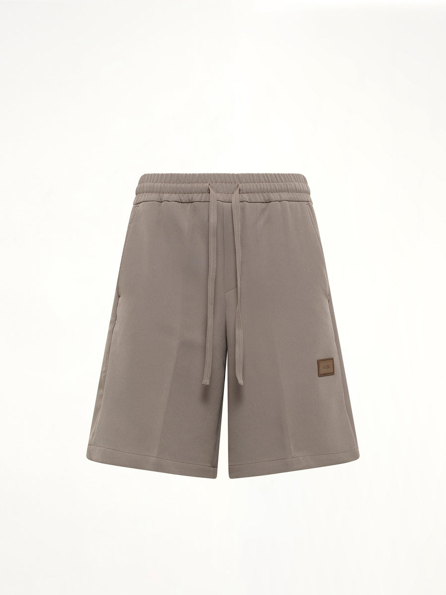 Amiri Patch Cady Track Short in Dark Sand