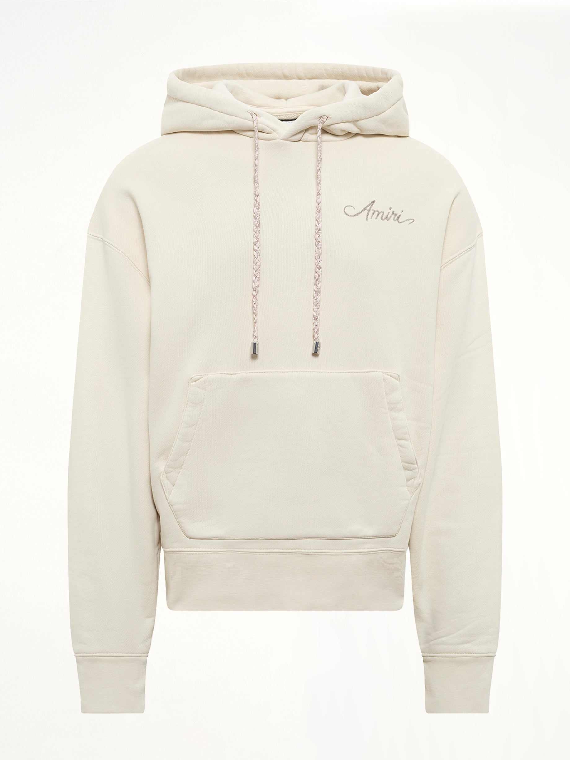 MA Check Patch Hoodie in Alabaster