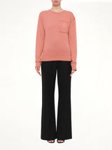 Anchor Patch Sweatshirt in Rose