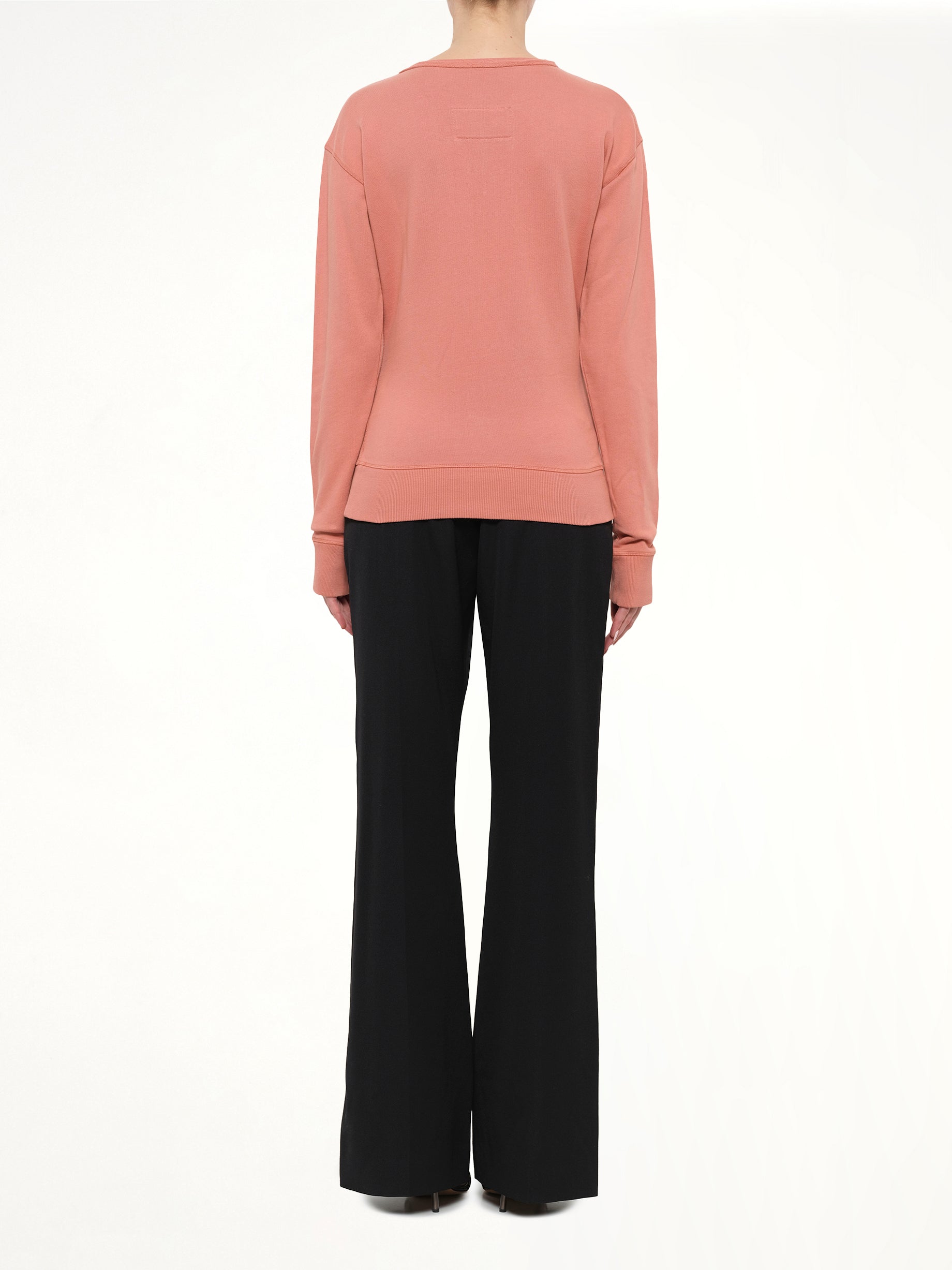 Anchor Patch Sweatshirt in Rose