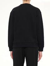Embroidered Logo Sweatshirt in Black