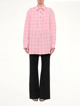 Logo Tunic Linen Shirt in Bubble