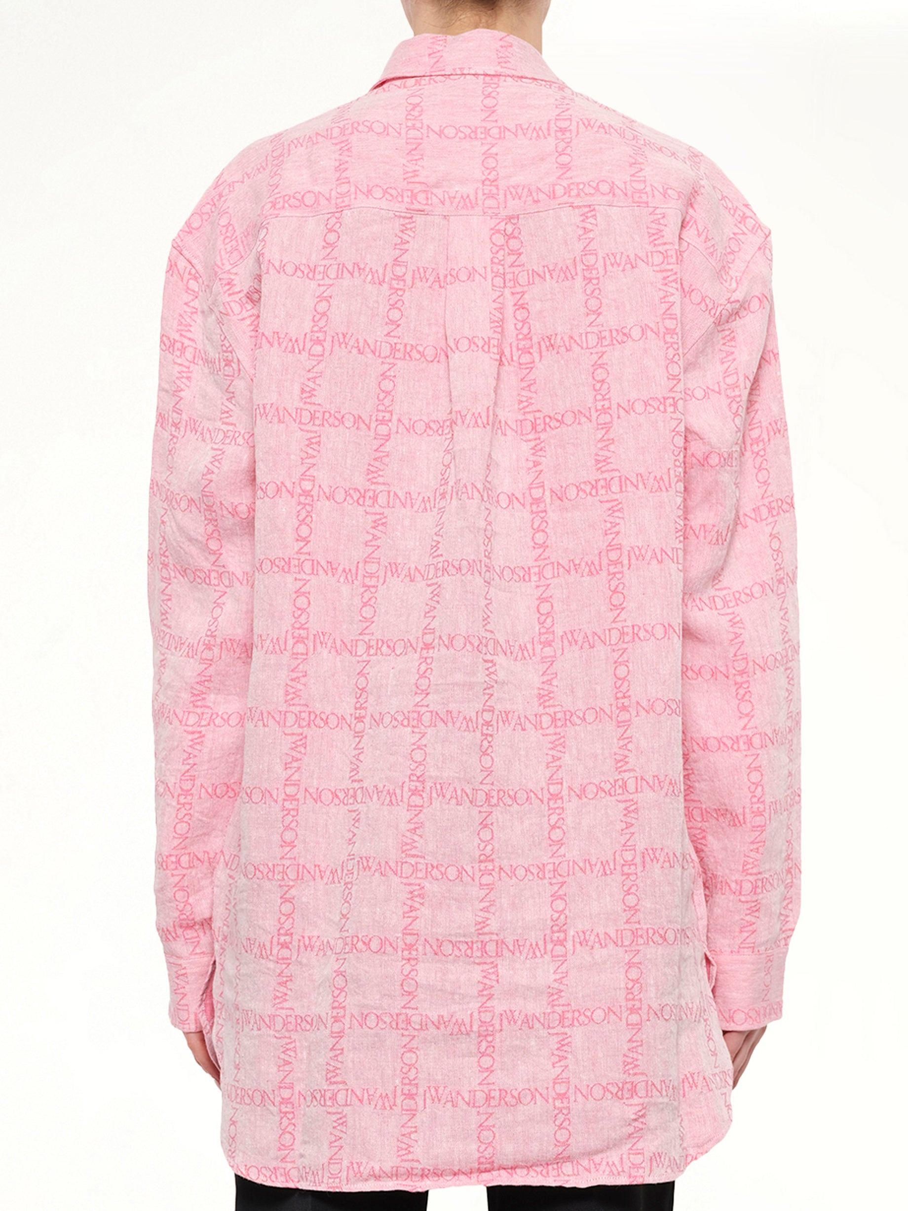 Logo Tunic Linen Shirt in Bubble