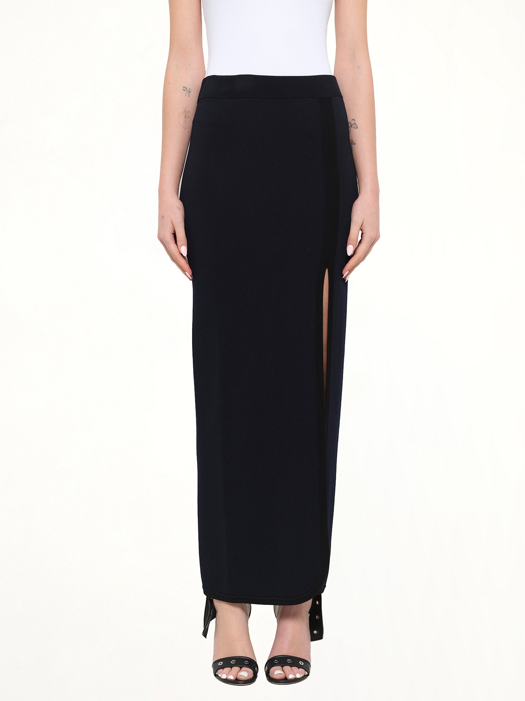 Long Skirt in Navy