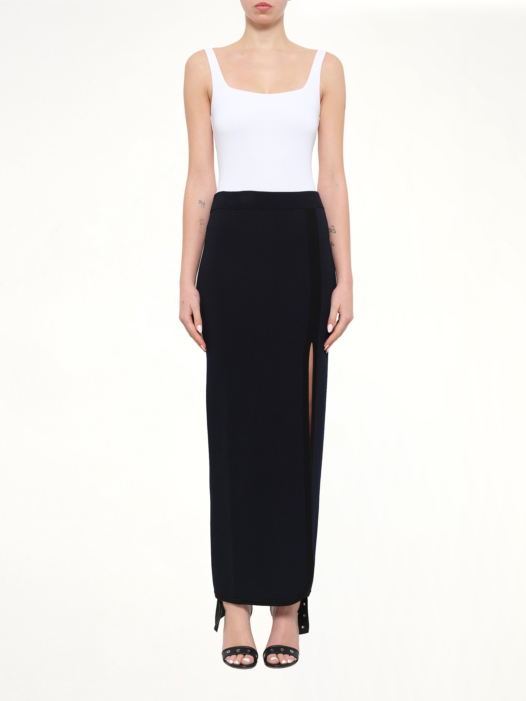 Long Skirt in Navy