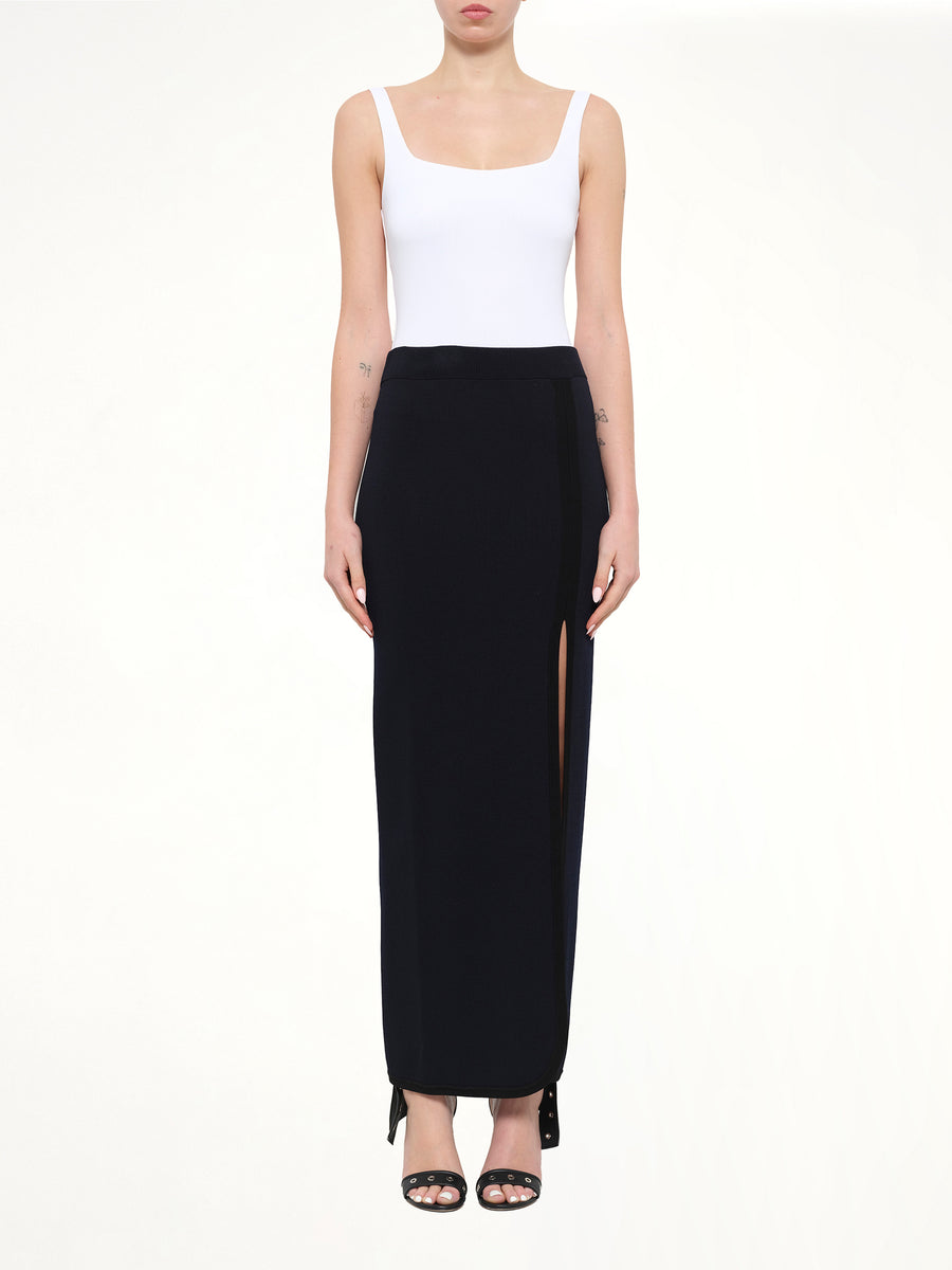 Long Skirt in Navy