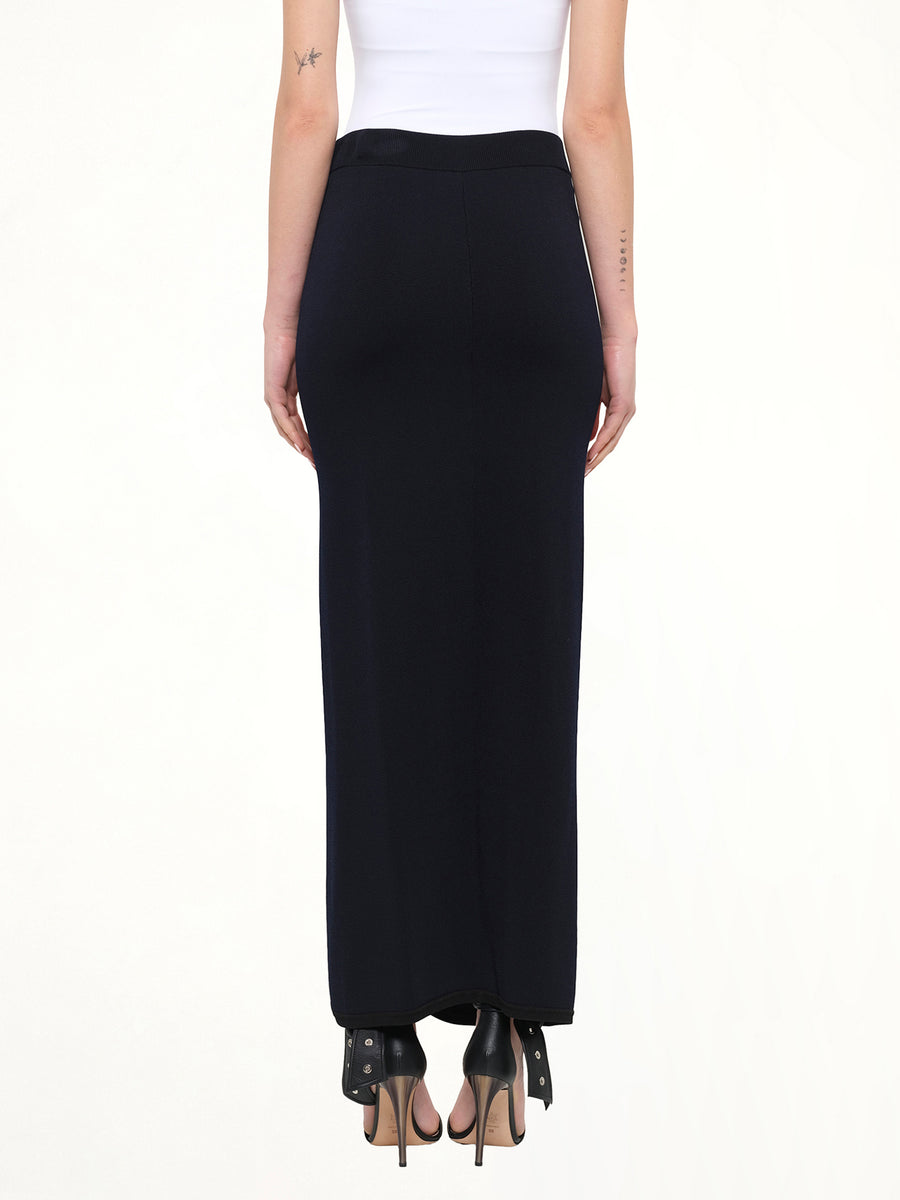 Long Skirt in Navy