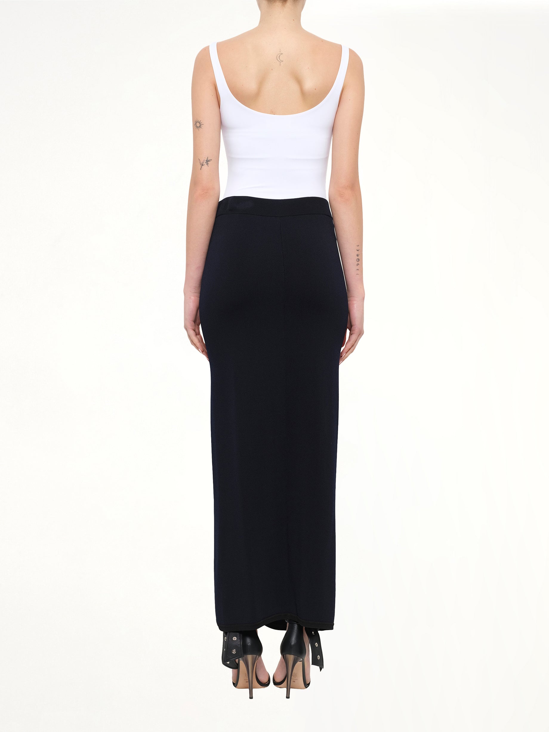 Long Skirt in Navy