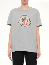 Moncler T-Shirt in Grey