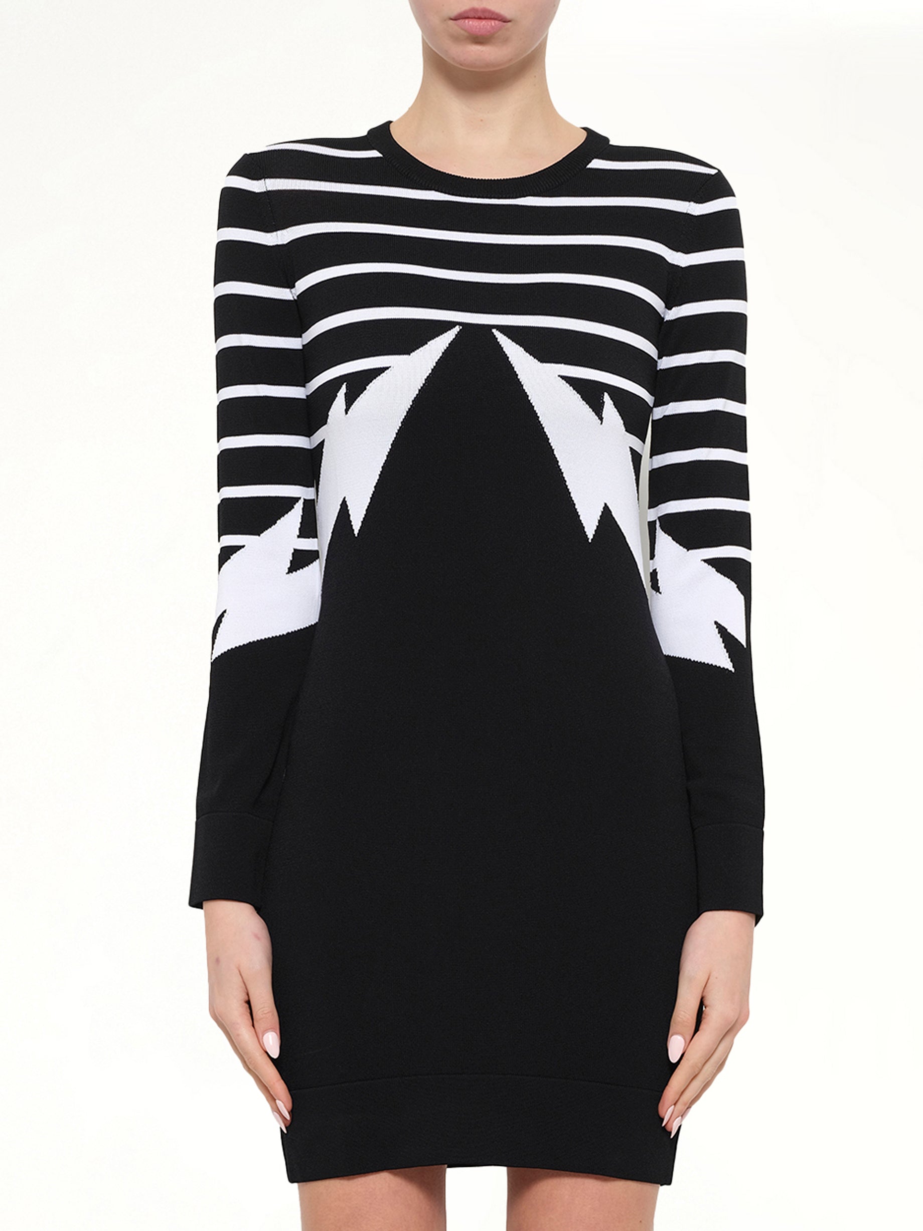 Neil Barrett Knit Dress in Black