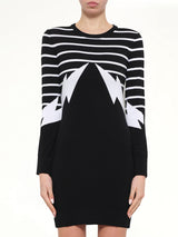 Neil Barrett Knit Dress in Black