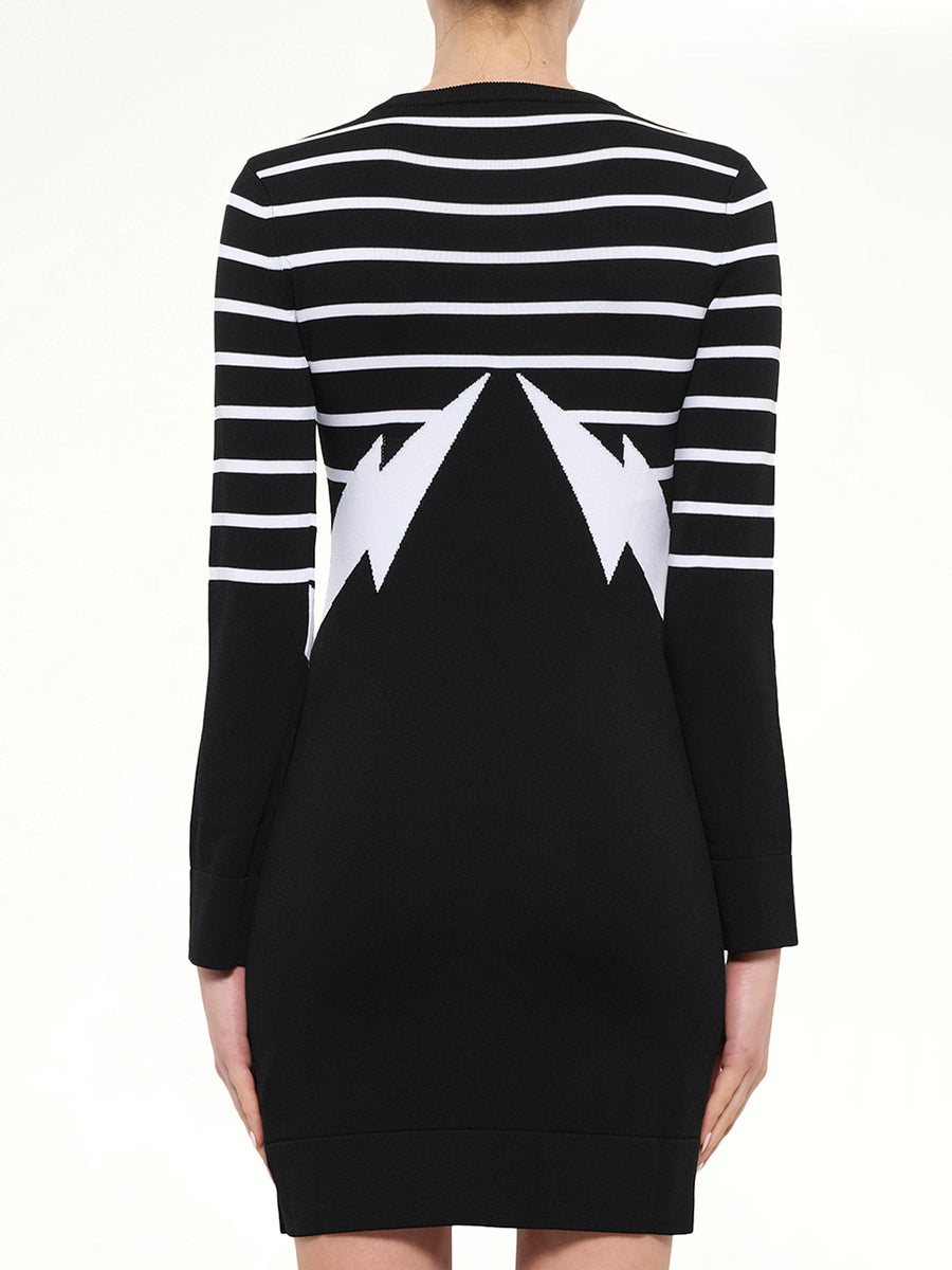 Neil Barrett Knit Dress in Black