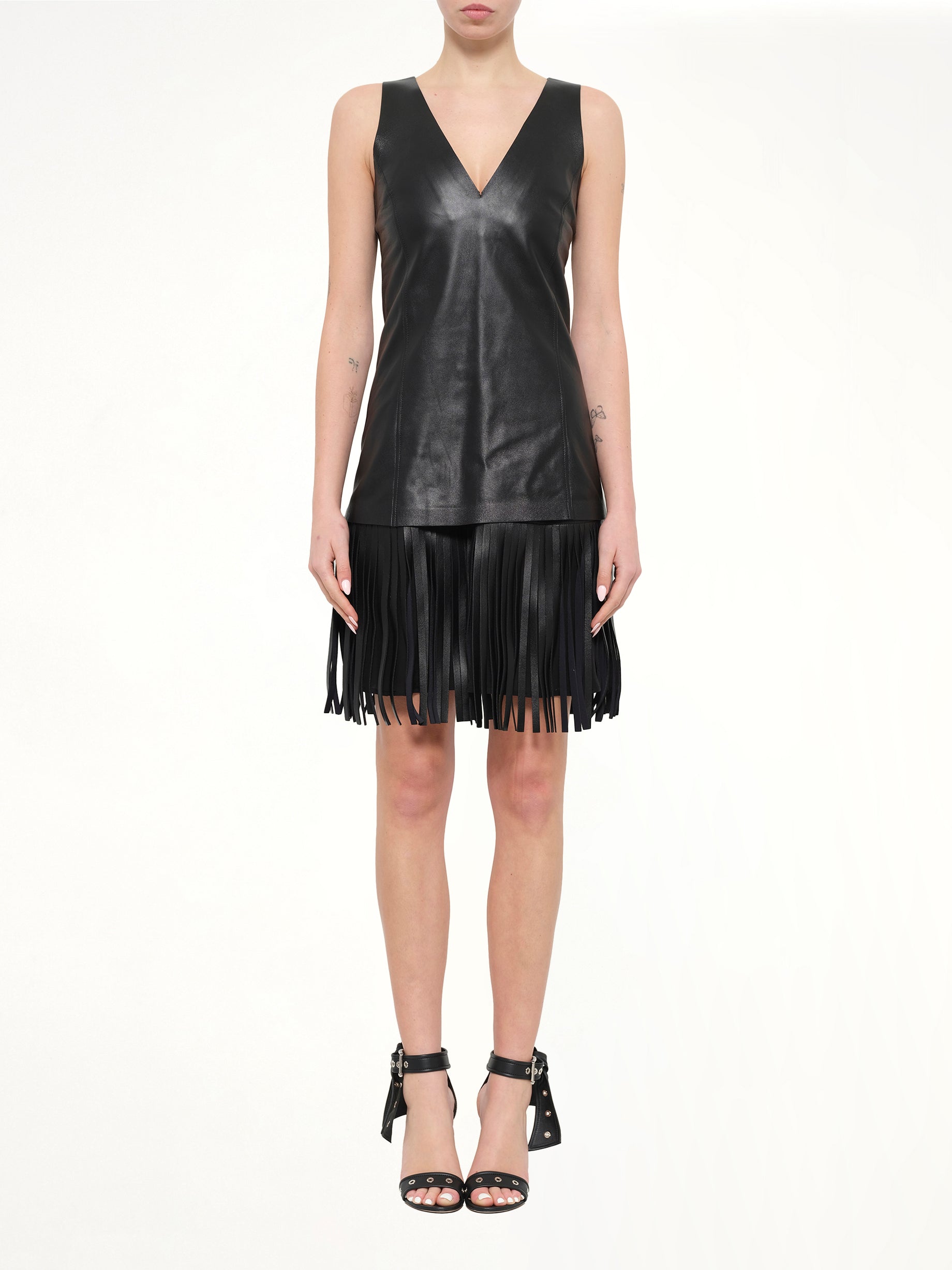Neil Barrett Leather Jacket in Black