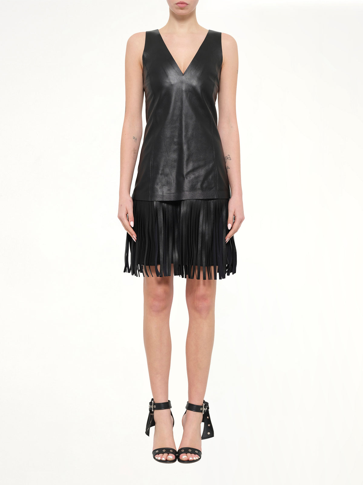Neil Barrett Leather Jacket in Black