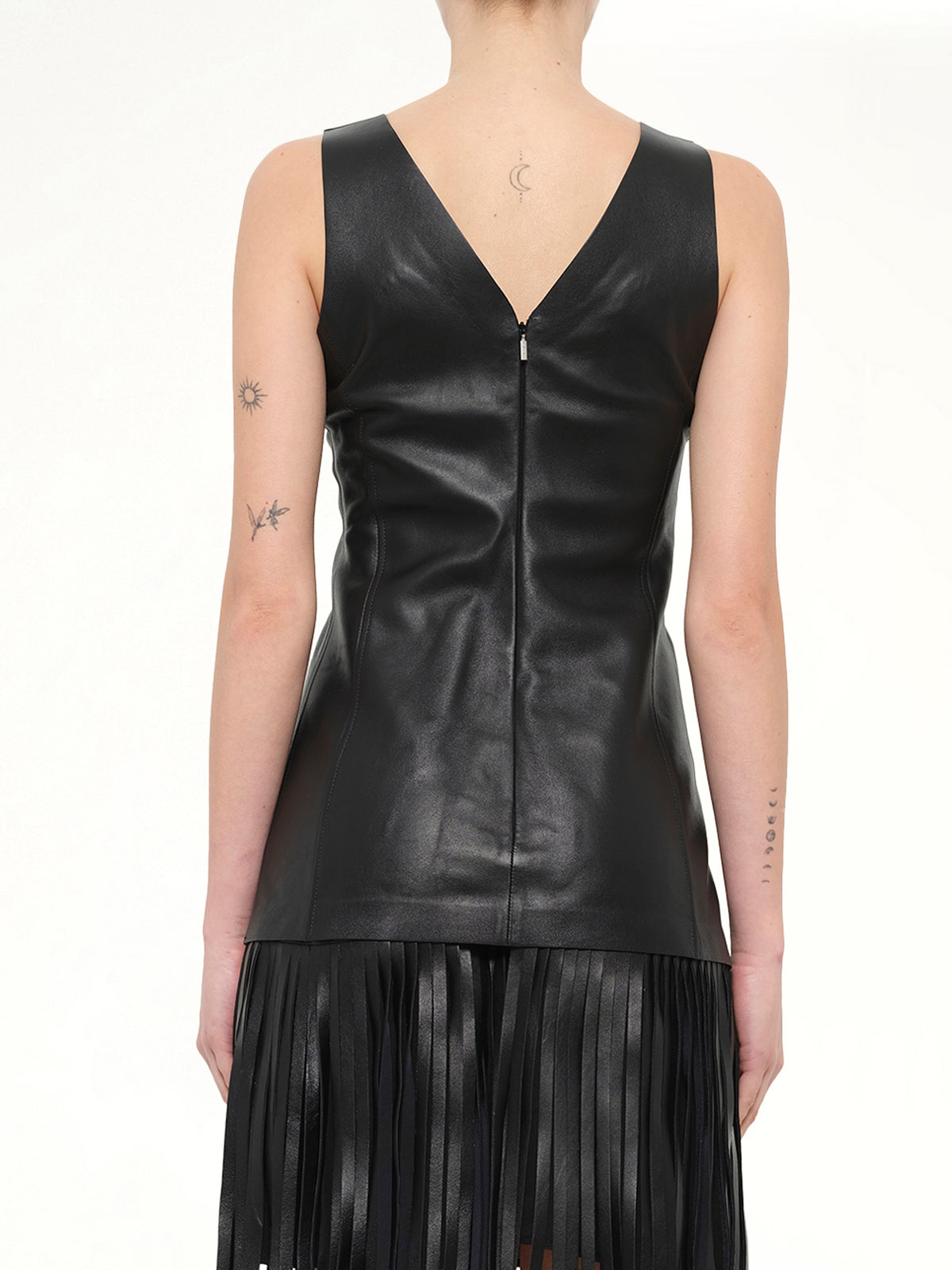 Neil Barrett Leather Jacket in Black