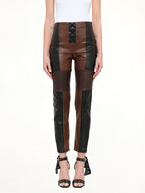 Neil Barrett Leather Pants in Black