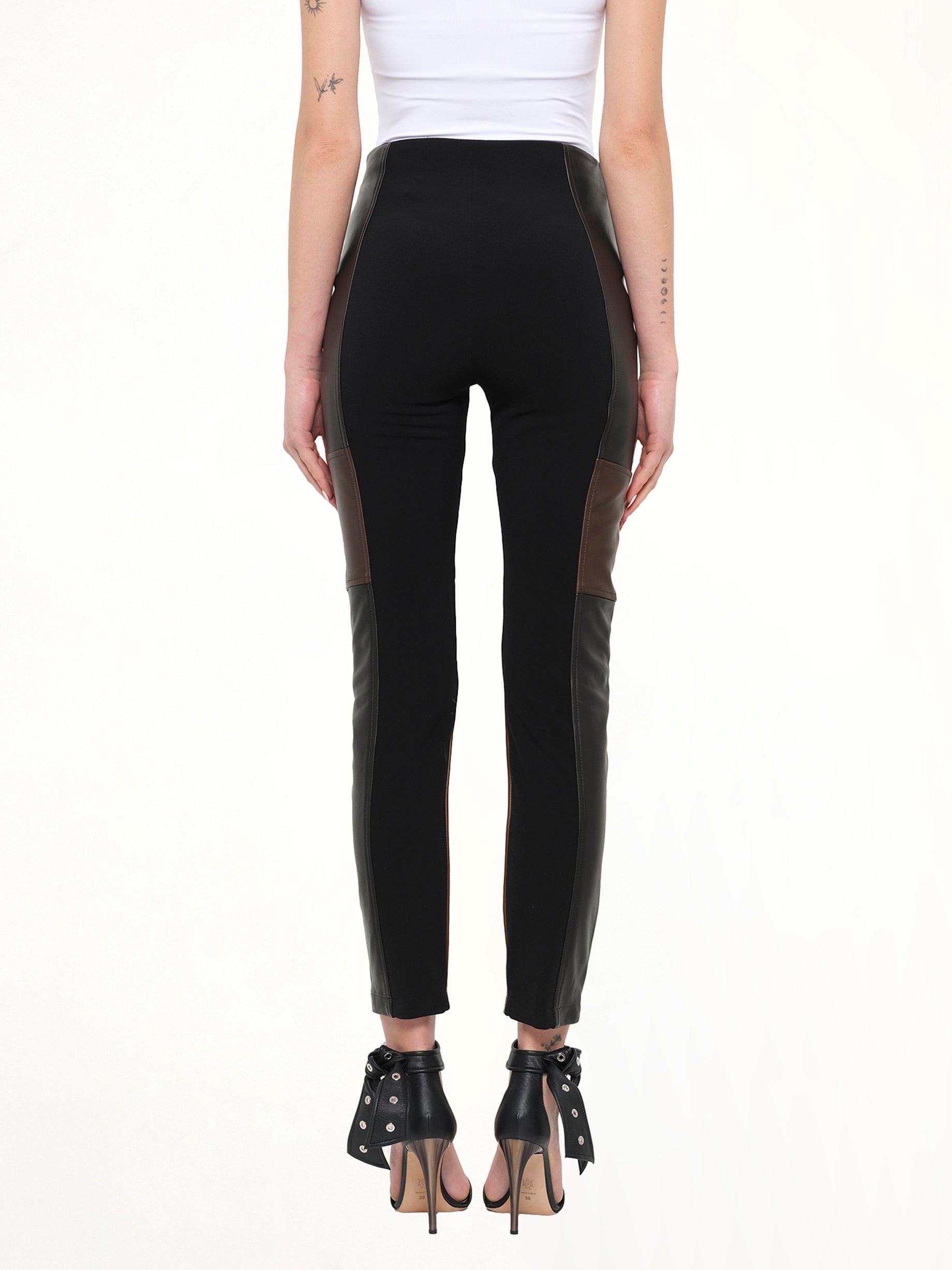 Neil Barrett Leather Pants in Black